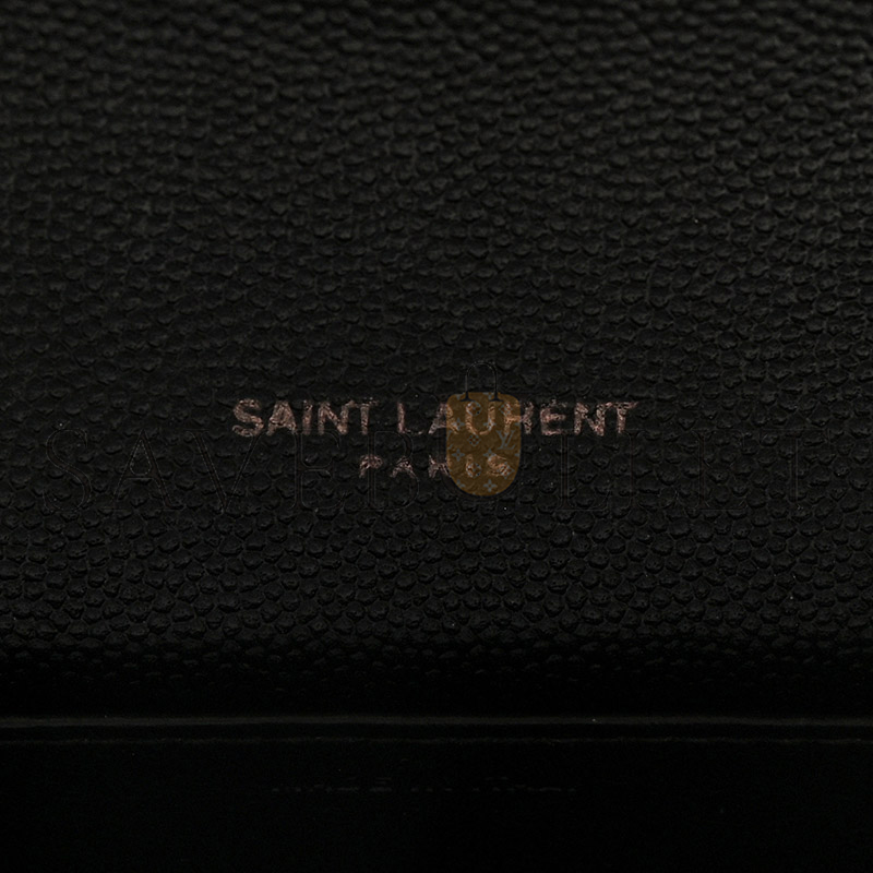 Y*L uptown chain wallet in grain de poudre embossed leather 6077881gf0u1000 (19*12*3cm)